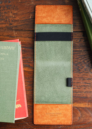 Single Barrel Collection Yardage Book / Scorecard Holder in Buttero Olive