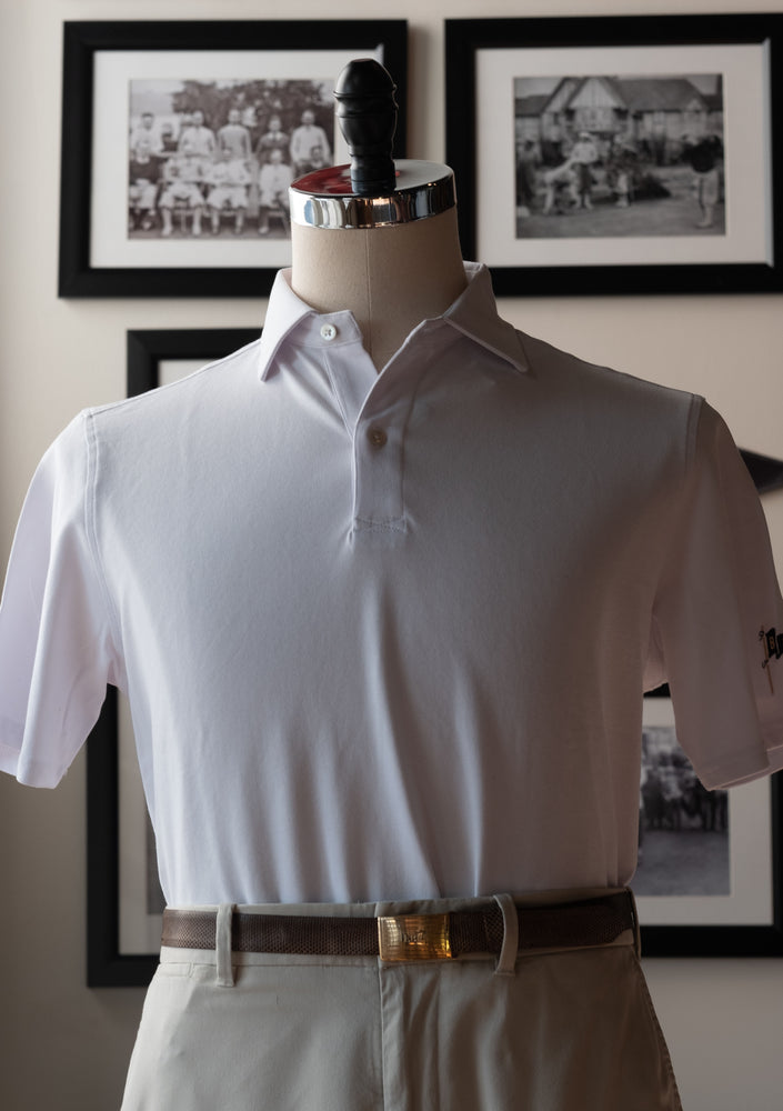 Holderness & Bourne - The Chapman Shirt - White Cotton Polo