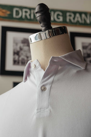 Holderness & Bourne - The Chapman Shirt - White Cotton Polo