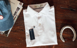 Holderness & Bourne - The Chapman Shirt - White Cotton Polo