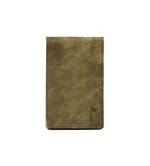 Handmade Leather Golf Scorecard Holder/ Yardage Book in Pueblo Olive Green