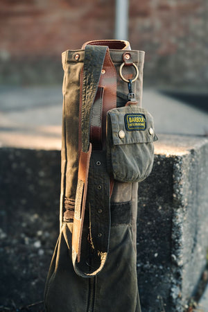 Steurer & Co X Bluegrass Fairway Golf Bag in repurposed Barbour